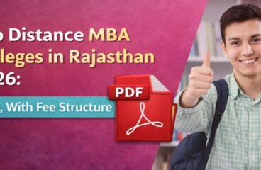 Top Distance MBA Rajasthan 2026 Fees PDF